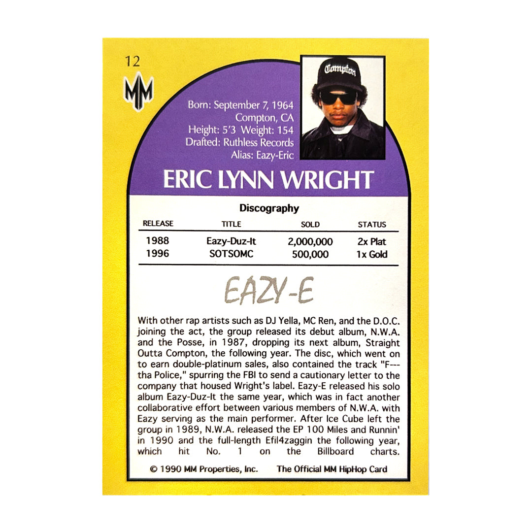 Eazy E 1990 Hoops