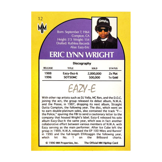 Eazy E 1990 Hoops