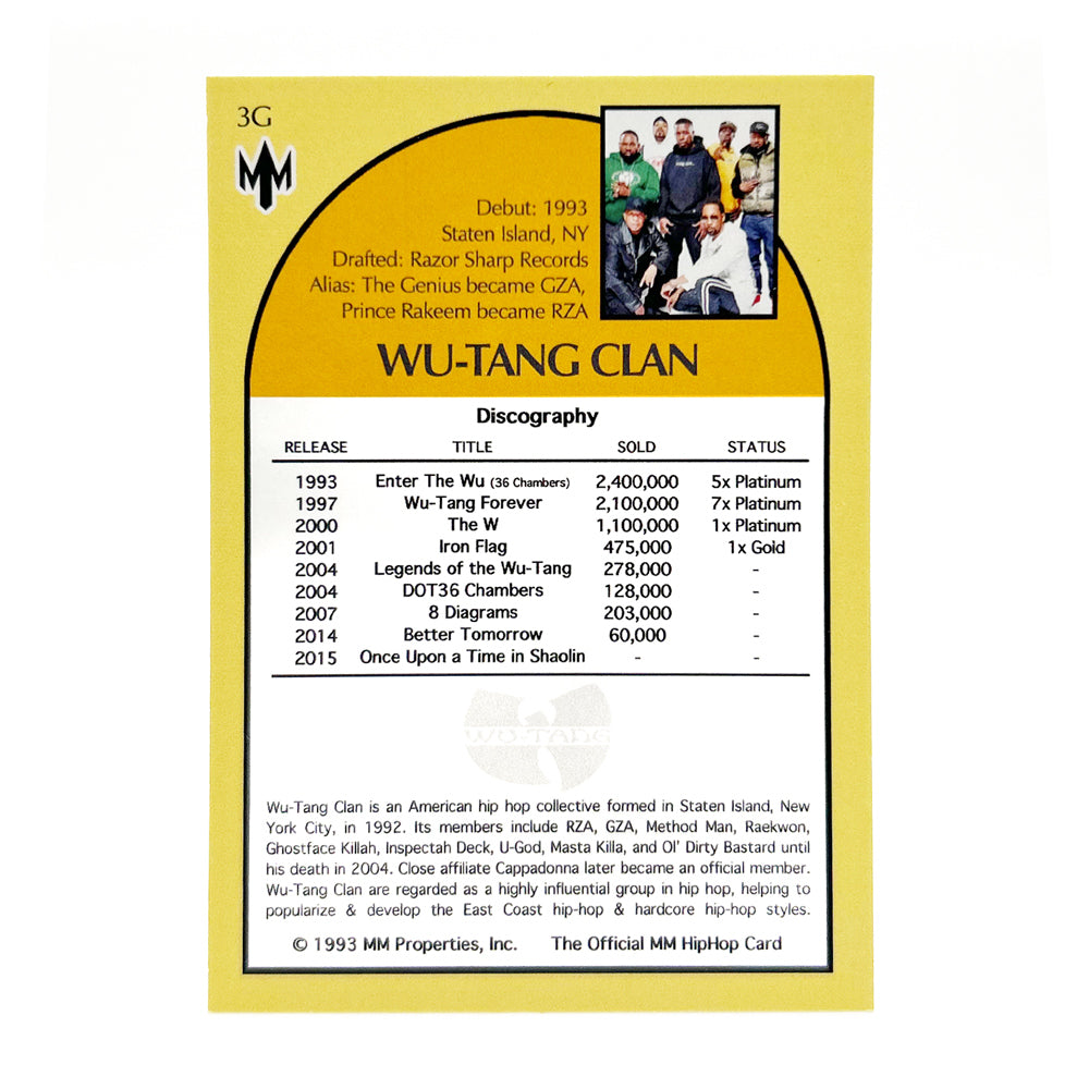 Wu-Tang Clan 1990 Hoops