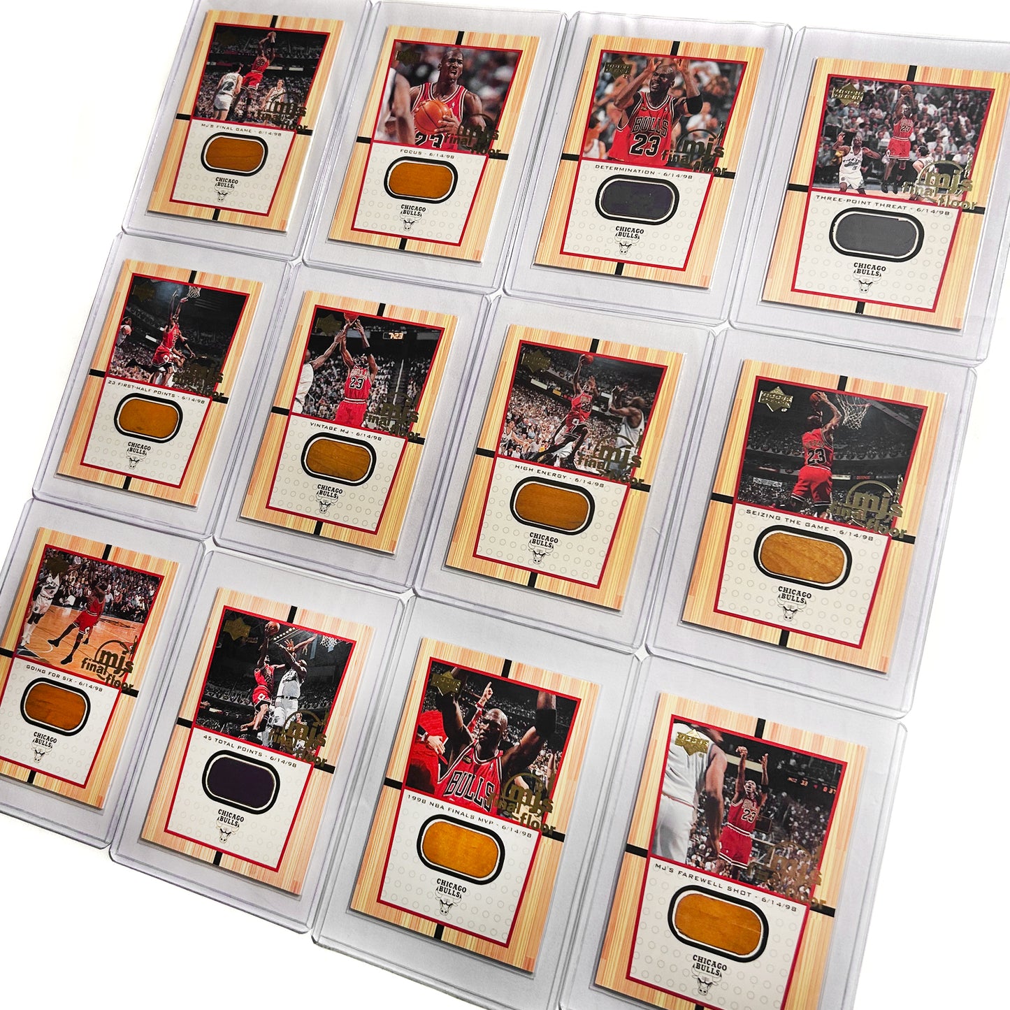 1999-00 Upper Deck "MJ's Final Floor" Michael Jordan Complete Set