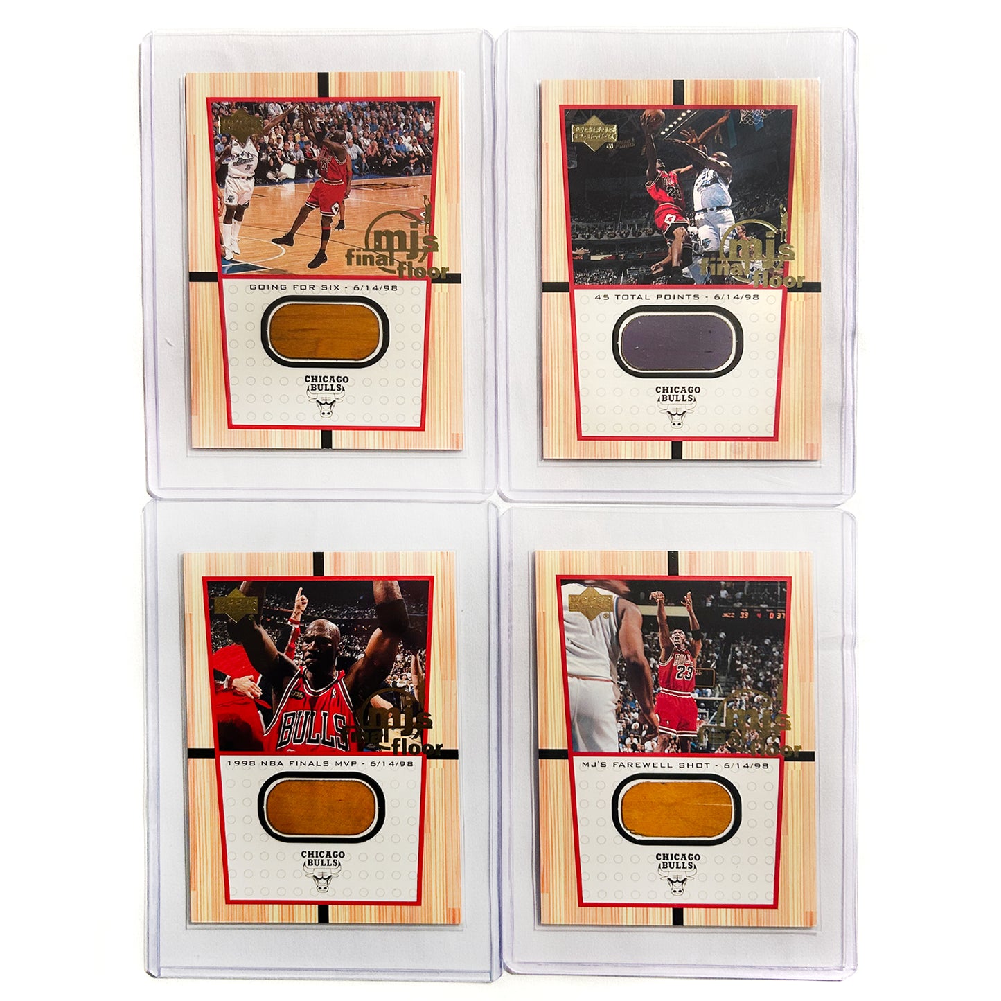 1999-00 Upper Deck "MJ's Final Floor" Michael Jordan Complete Set
