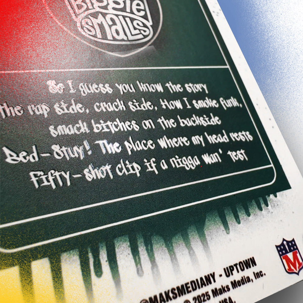 UPTOWN BIggie Smalls Bedstuy Card