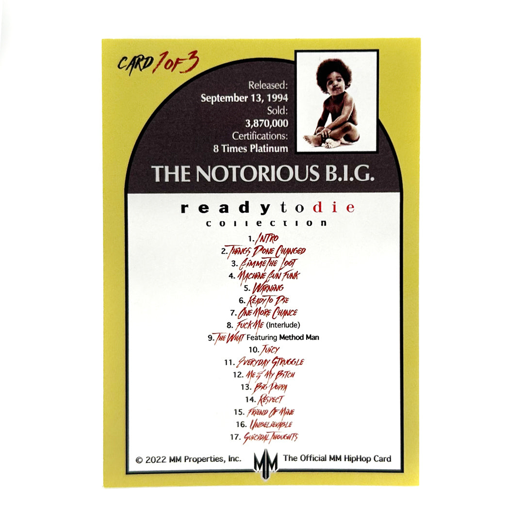 Biggie Smalls Ready To Die Set