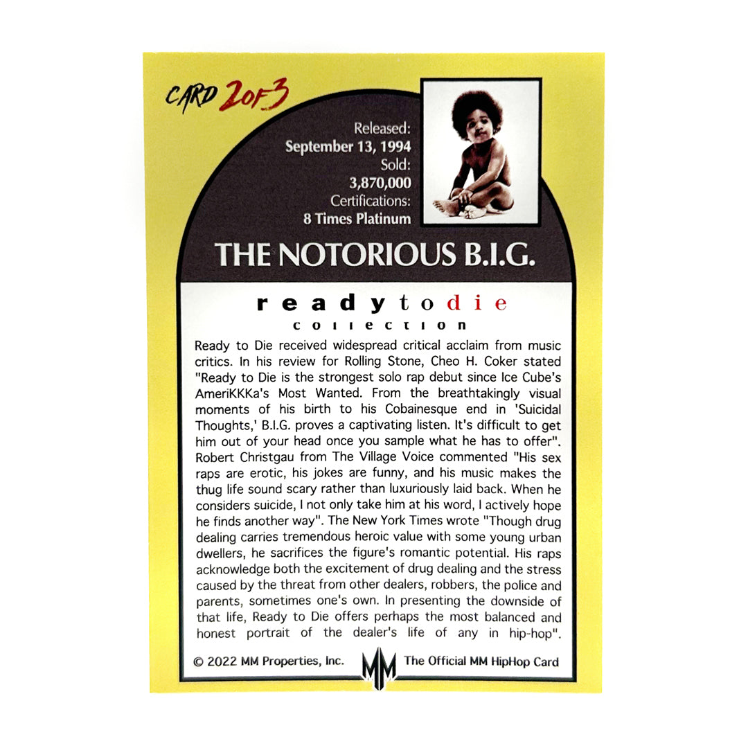 Biggie Smalls Ready To Die Set